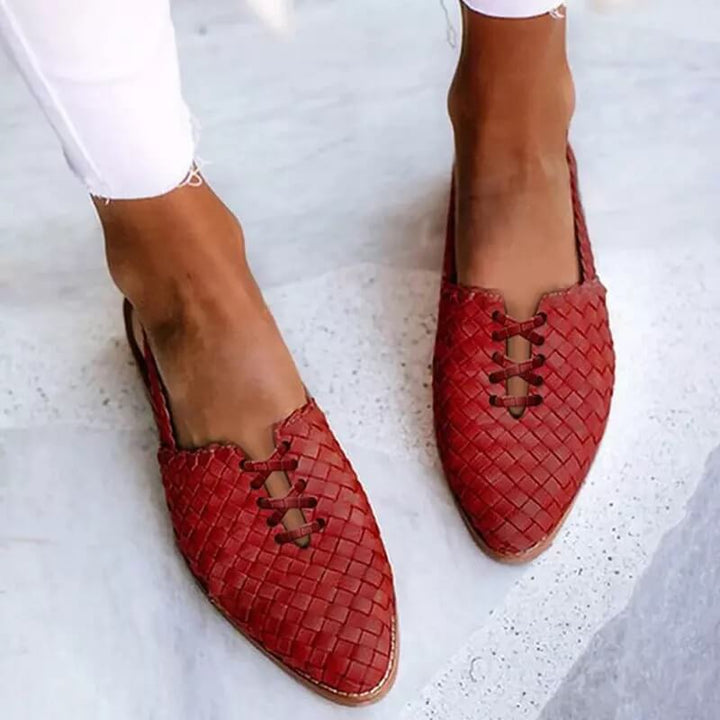 Handwoven leather sandals Mune Fashion
