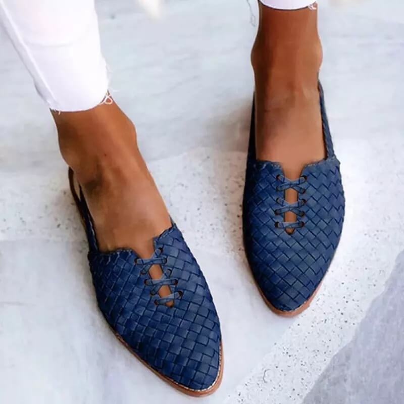 Handwoven leather sandals Mune Fashion