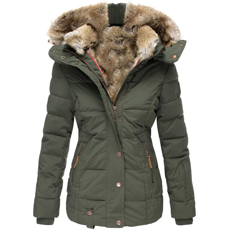 Mune | Warm Winter Jacket with Fur Lining for Women