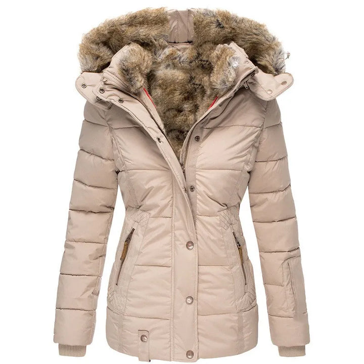 Mune | Warm Winter Jacket with Fur Lining for Women