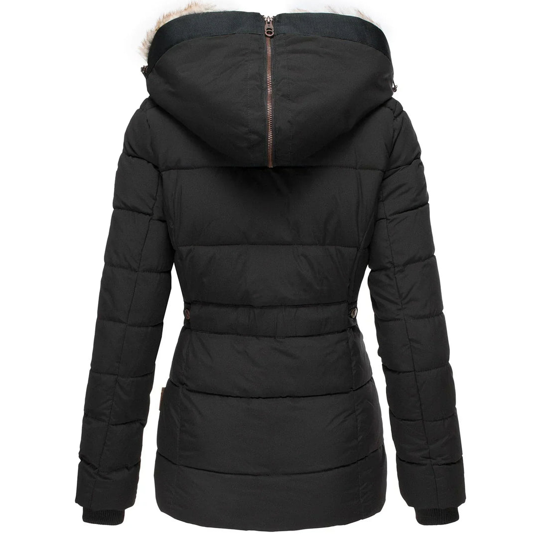 Mune | Down Puffer Coat with Faux Fur Hood Warm Waterproof & Insulated Winter Jacket