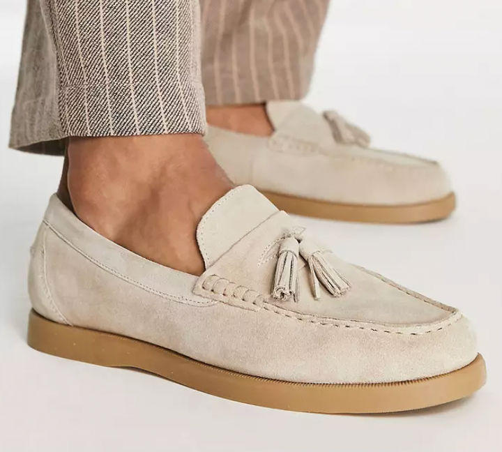 Mune Fashion | Slipper Beige Men's Shoes Moccasins