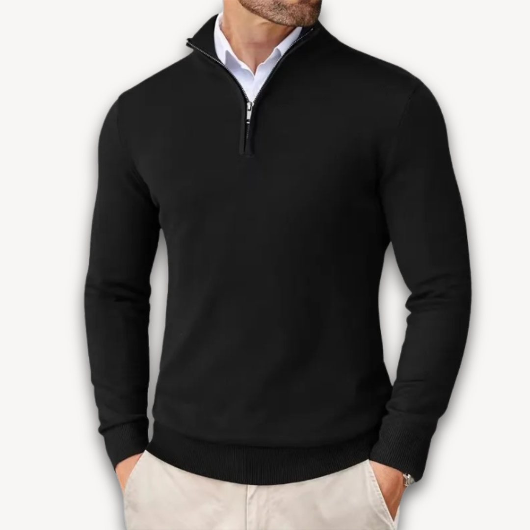 Mune | Cotton Sweater - Men's Quarter-Zip