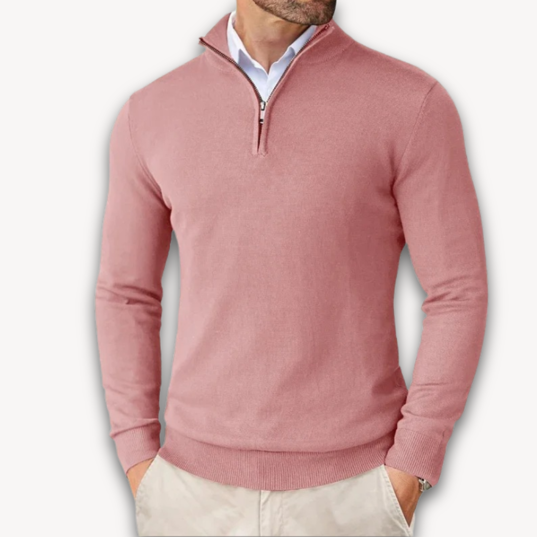 Mune | Cotton Sweater - Men's Quarter-Zip