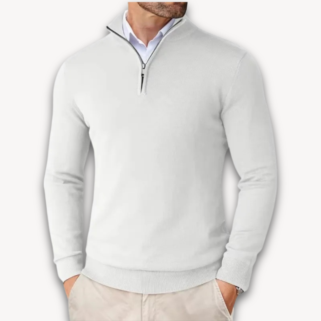Mune | Cotton Sweater - Men's Quarter-Zip