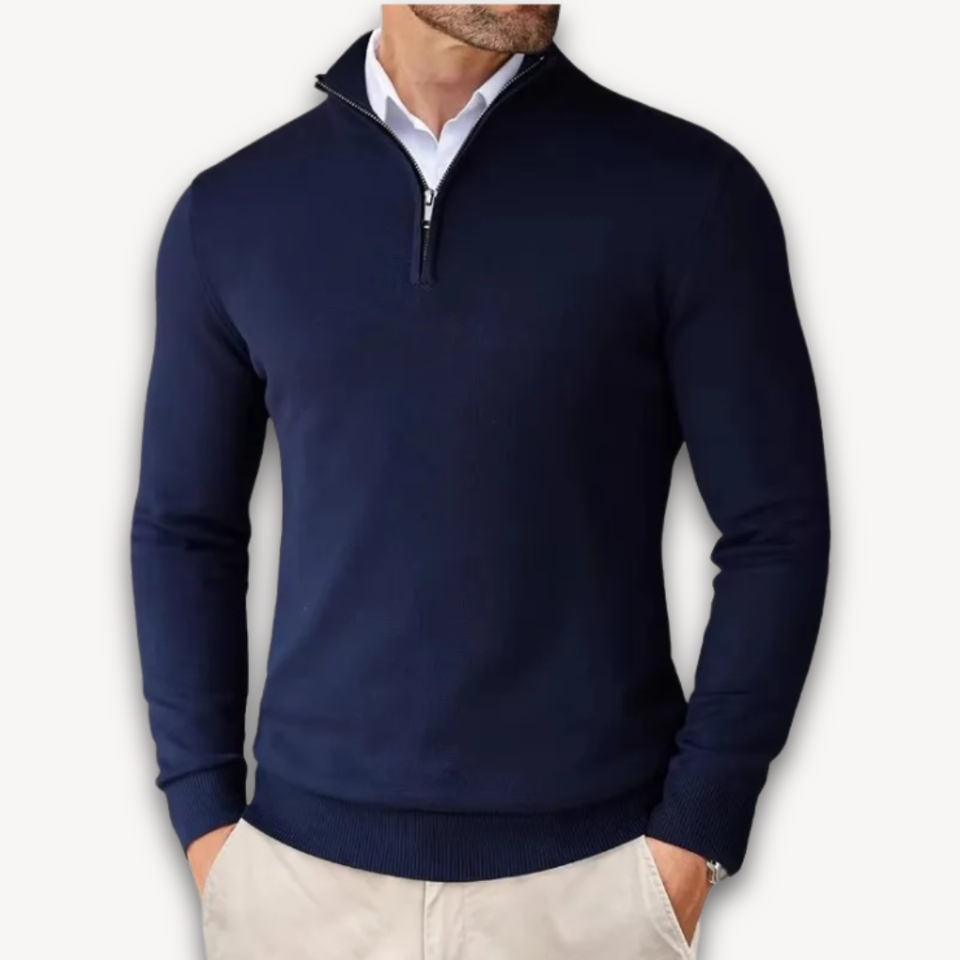 Mune | Cotton Sweater - Men's Quarter-Zip