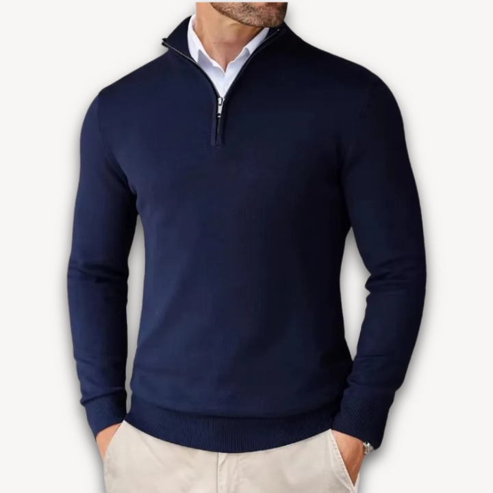 Mune | Cotton Sweater - Men's Quarter-Zip
