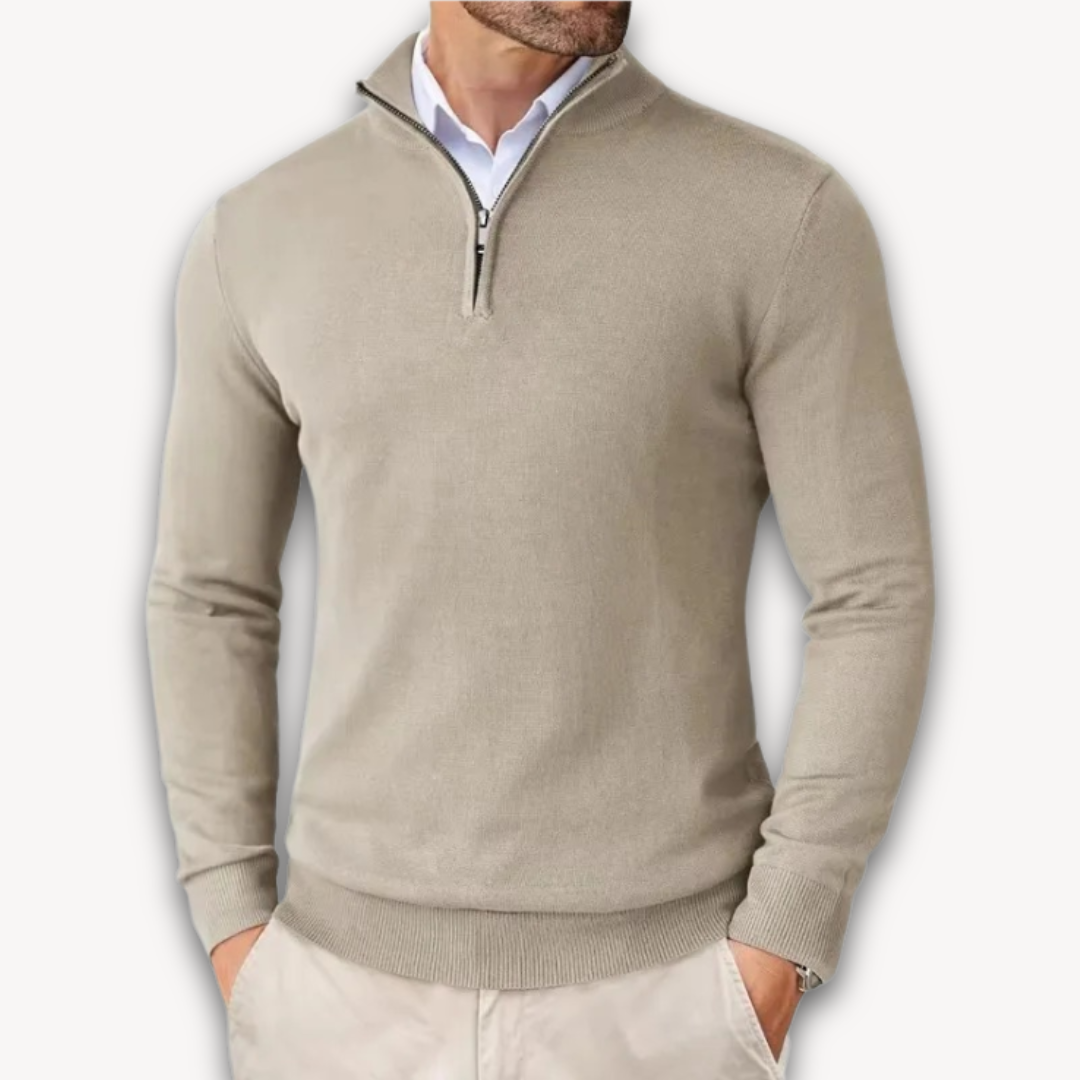 Mune | Cotton Sweater - Men's Quarter-Zip