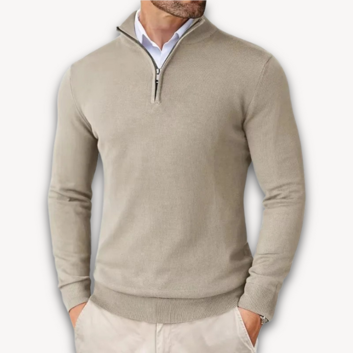 Mune | Cotton Sweater - Men's Quarter-Zip