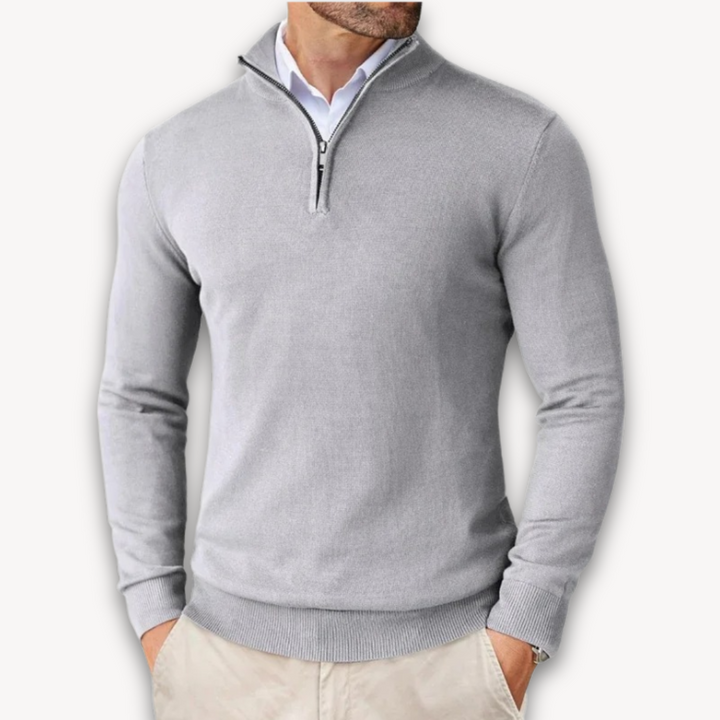 Mune | Cotton Sweater - Men's Quarter-Zip