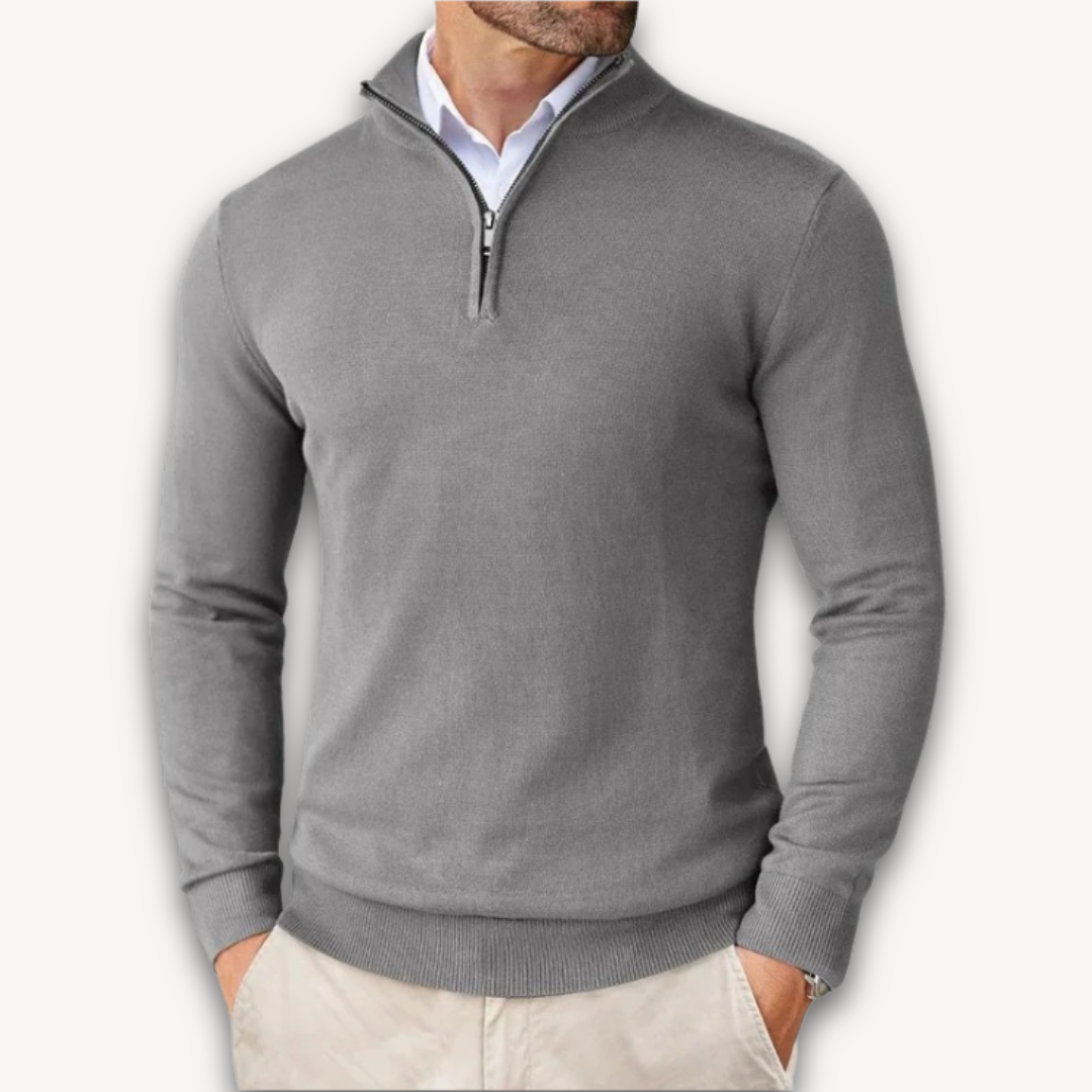 Mune | Cotton Sweater - Men's Quarter-Zip