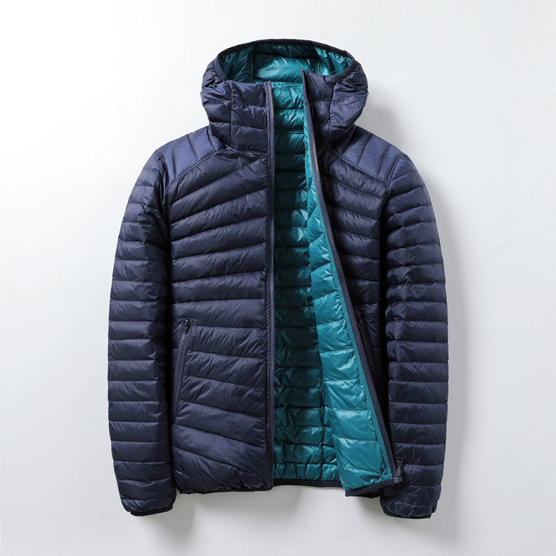 Eloura-Moda | Women's Lightweight Reversible Padded Jacket with Hood