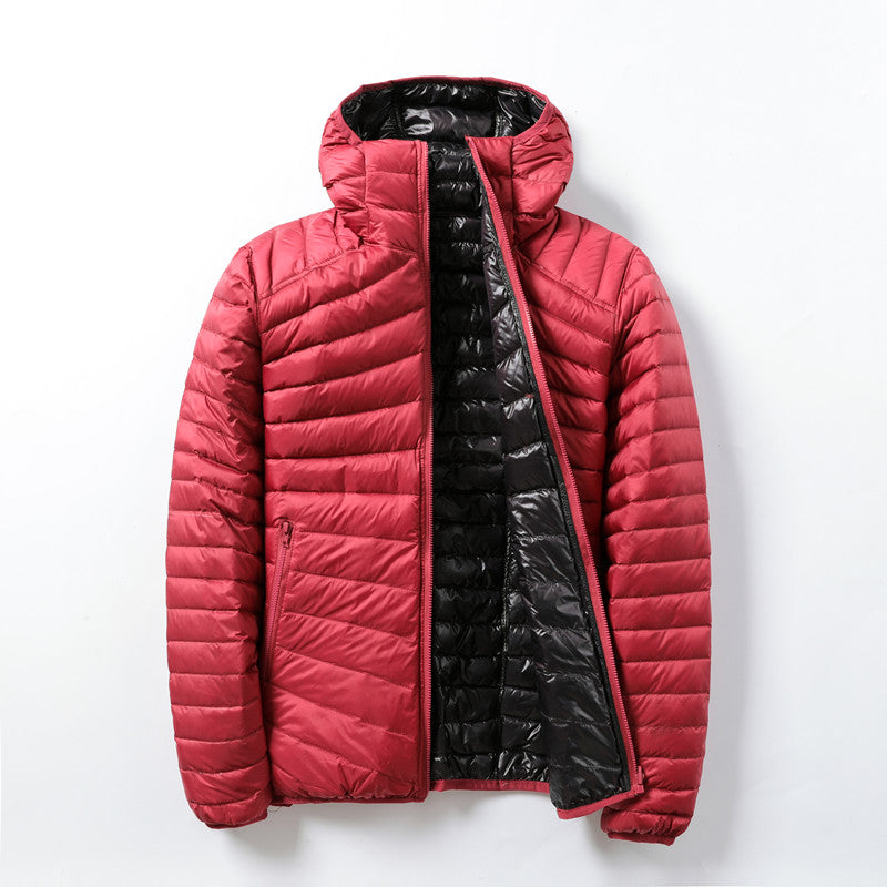 Eloura-Moda | Women's Lightweight Reversible Padded Jacket with Hood