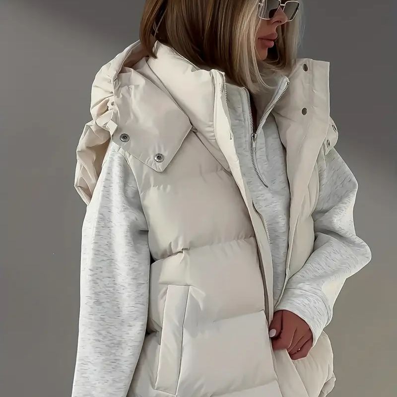 Mune | Women's Insulated Winter Vest with Zipper and Hood