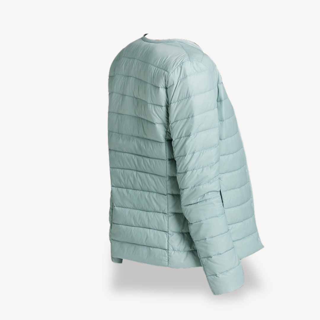 Mune | Women's Light Winter Jacket with Button Closure and Tailored Cut