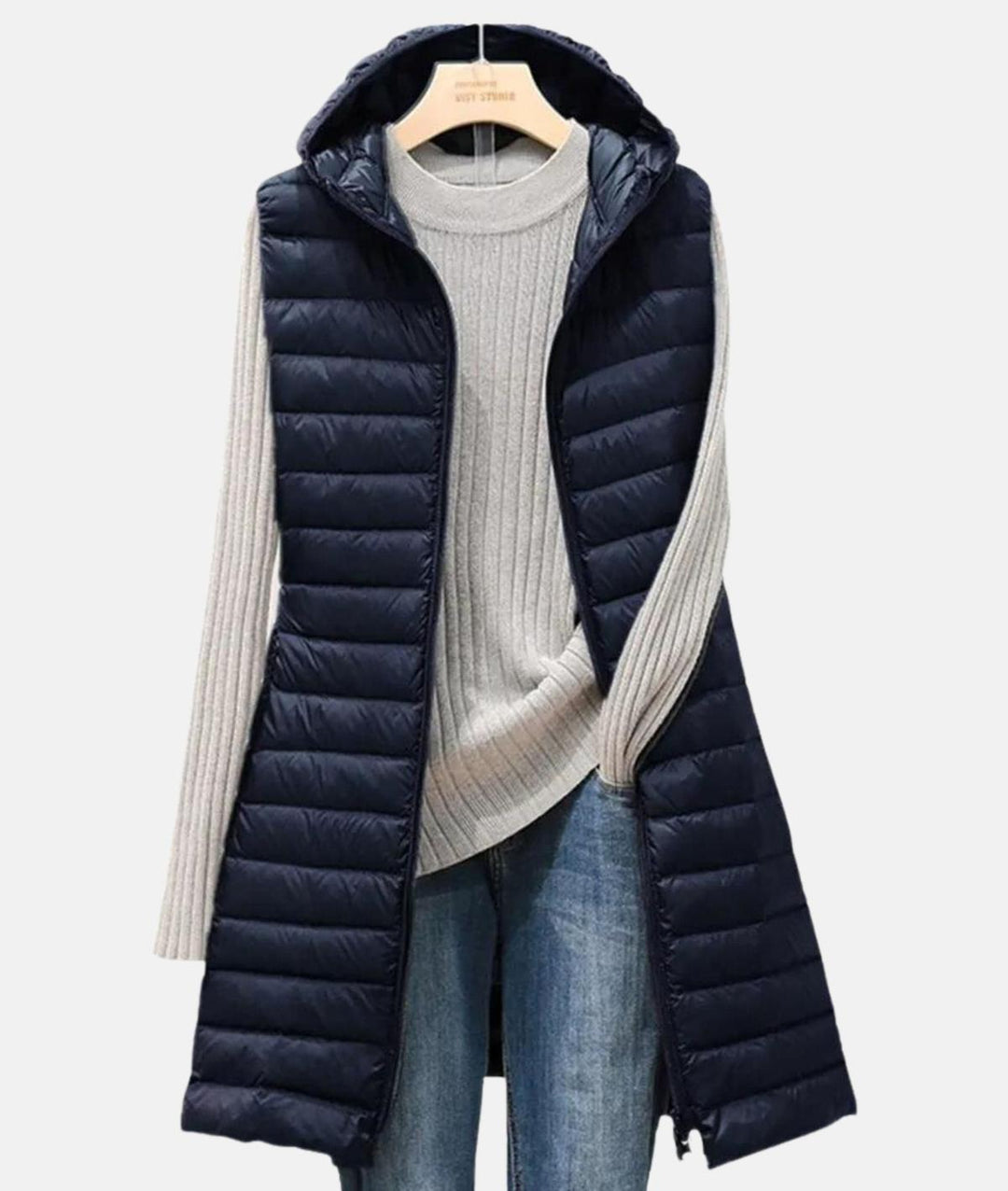 Mune | Lightweight Quilted Slim Fit Long Coat