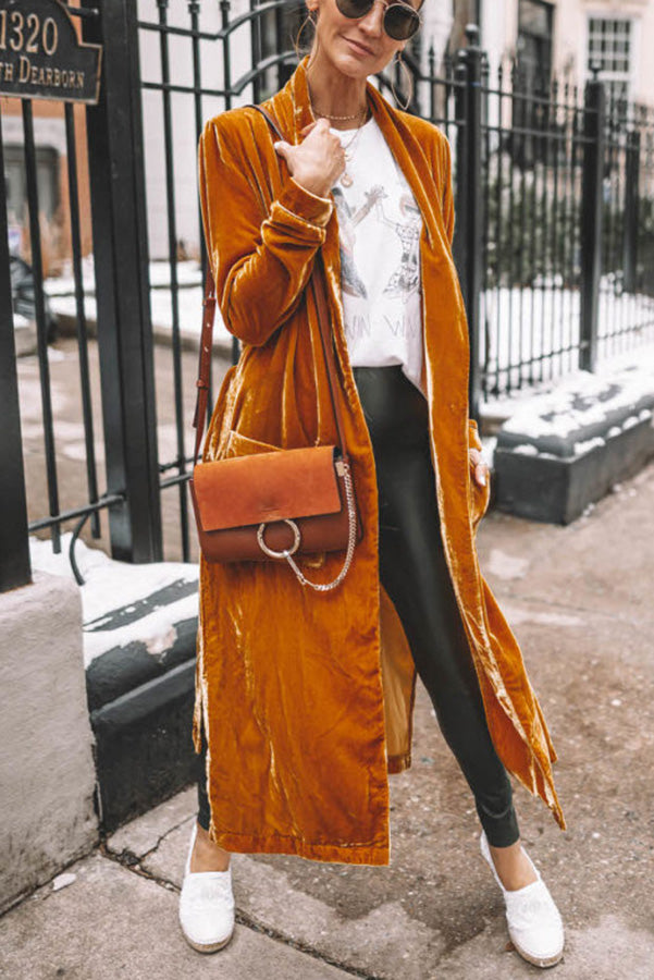 Mune | Women's Velvet Cardigan with Long Sleeves