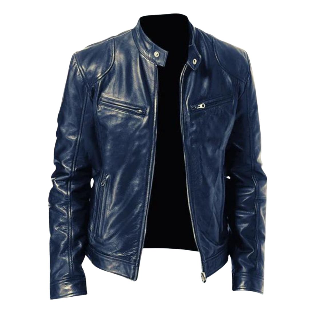 Mune | Leather Jacket Men Davide