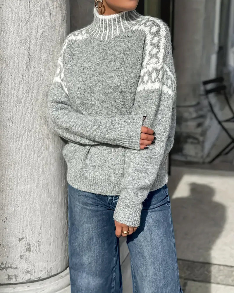 Mune | Signed Sweatshirt with High Collar