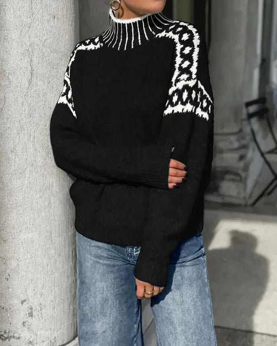 Mune | Signed Sweatshirt with High Collar