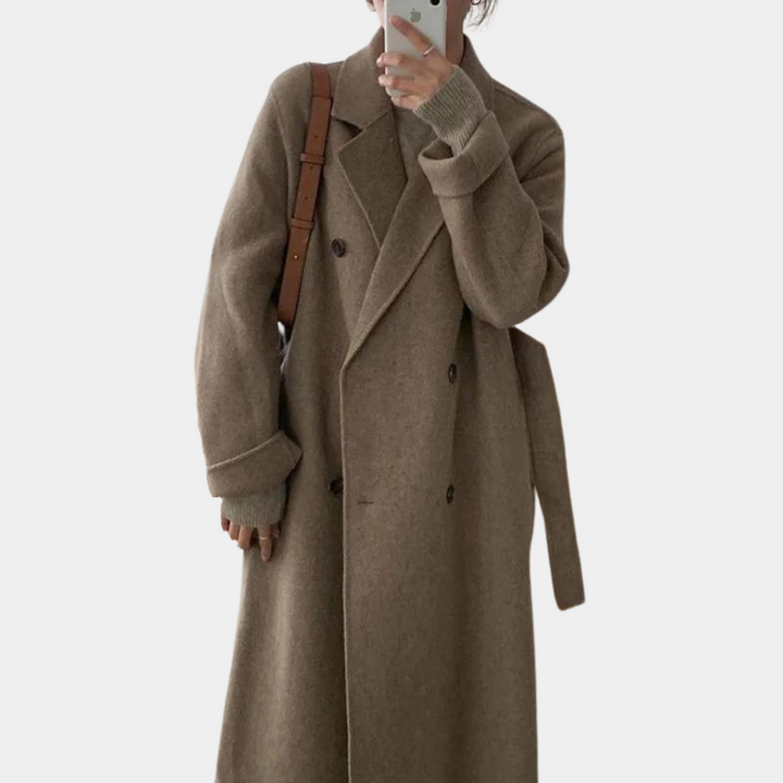 Mune | Long Oversized Women's Coat Made Of Wool