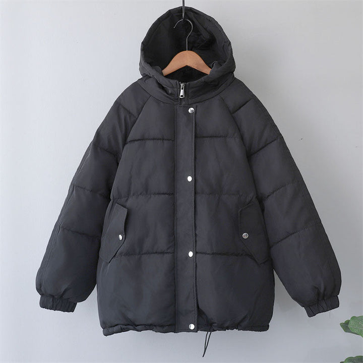 Mune | Women's Loose Fitted Padded Winter Jacket with Hood and Pockets
