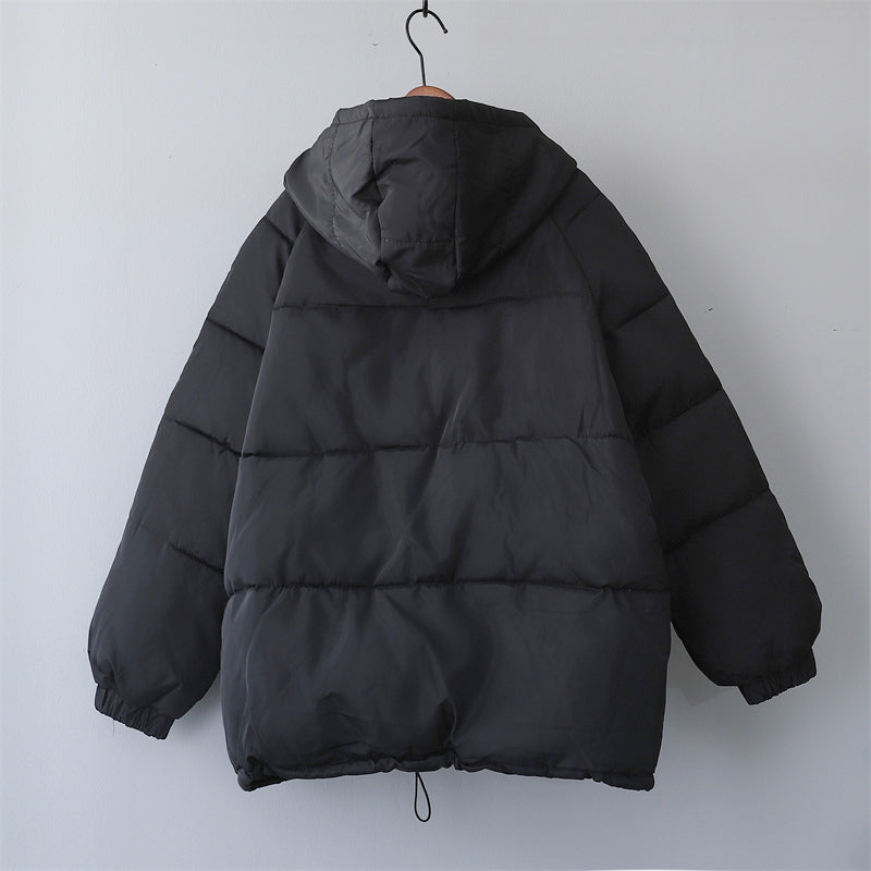 Mune | Women's Loose Fitted Padded Winter Jacket with Hood and Pockets