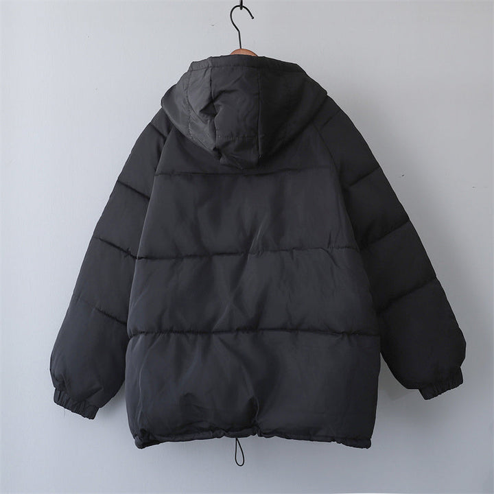 Mune | Women's Loose Fitted Padded Winter Jacket with Hood and Pockets