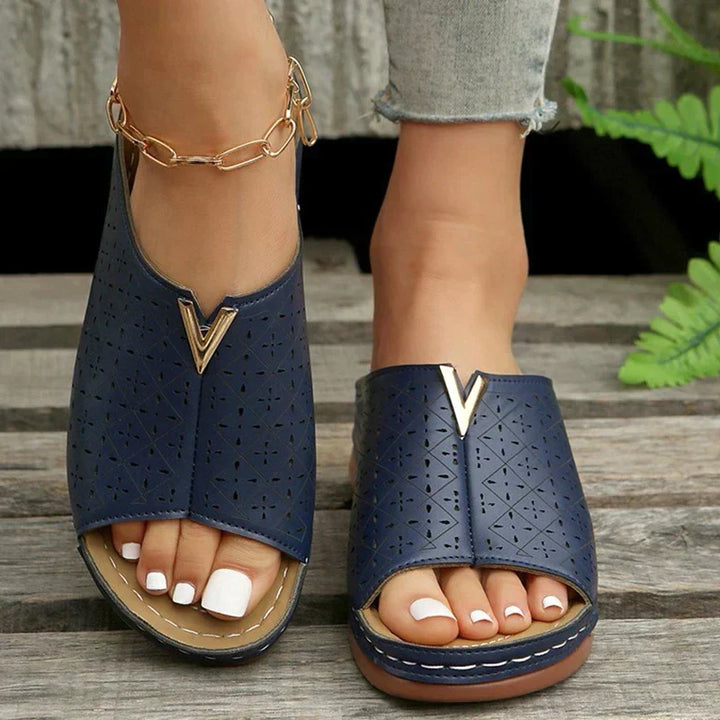 Mune Fashion - Orthopedic flat strap sandals