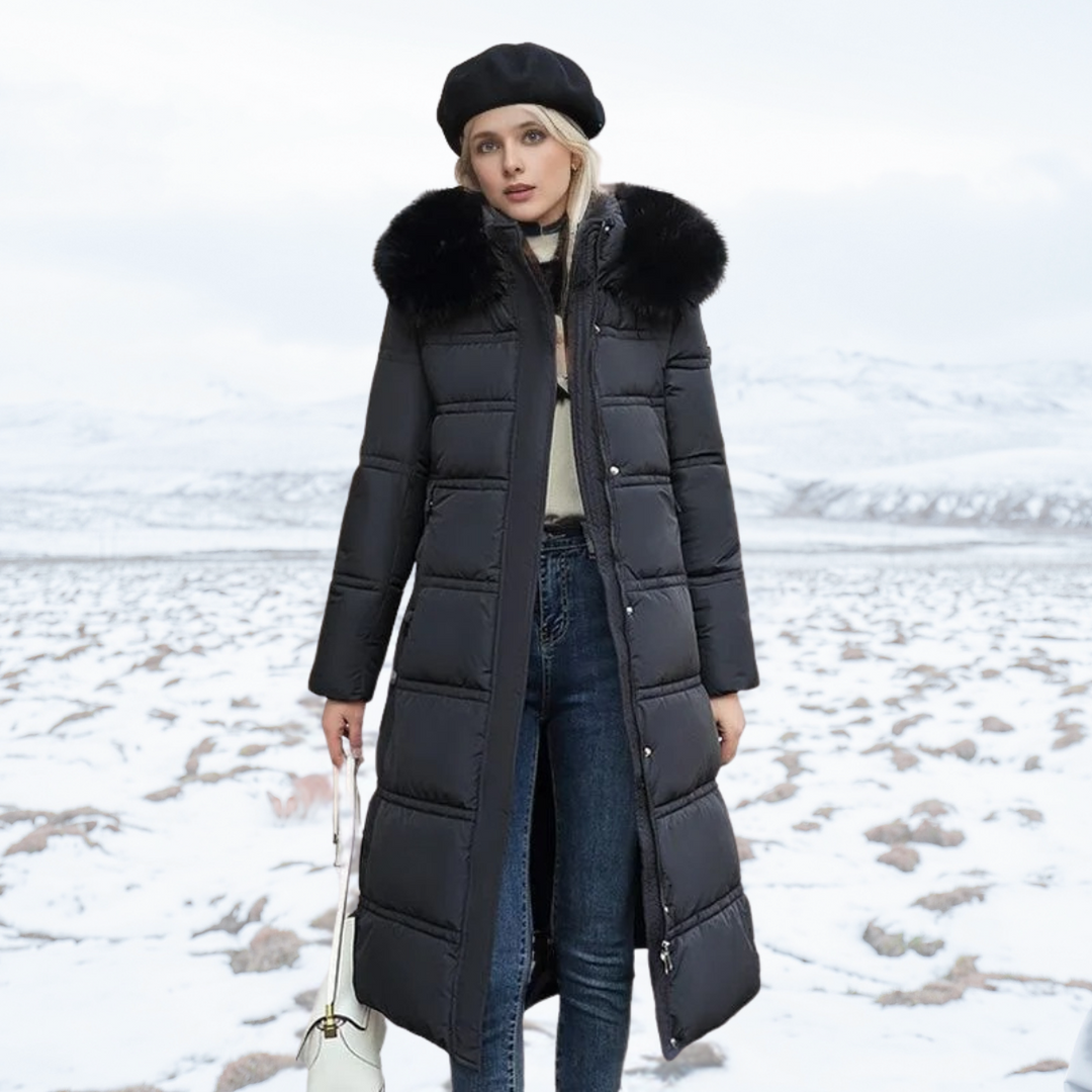 Mune | Luxurious Winter Coat with Faux Fur Collar