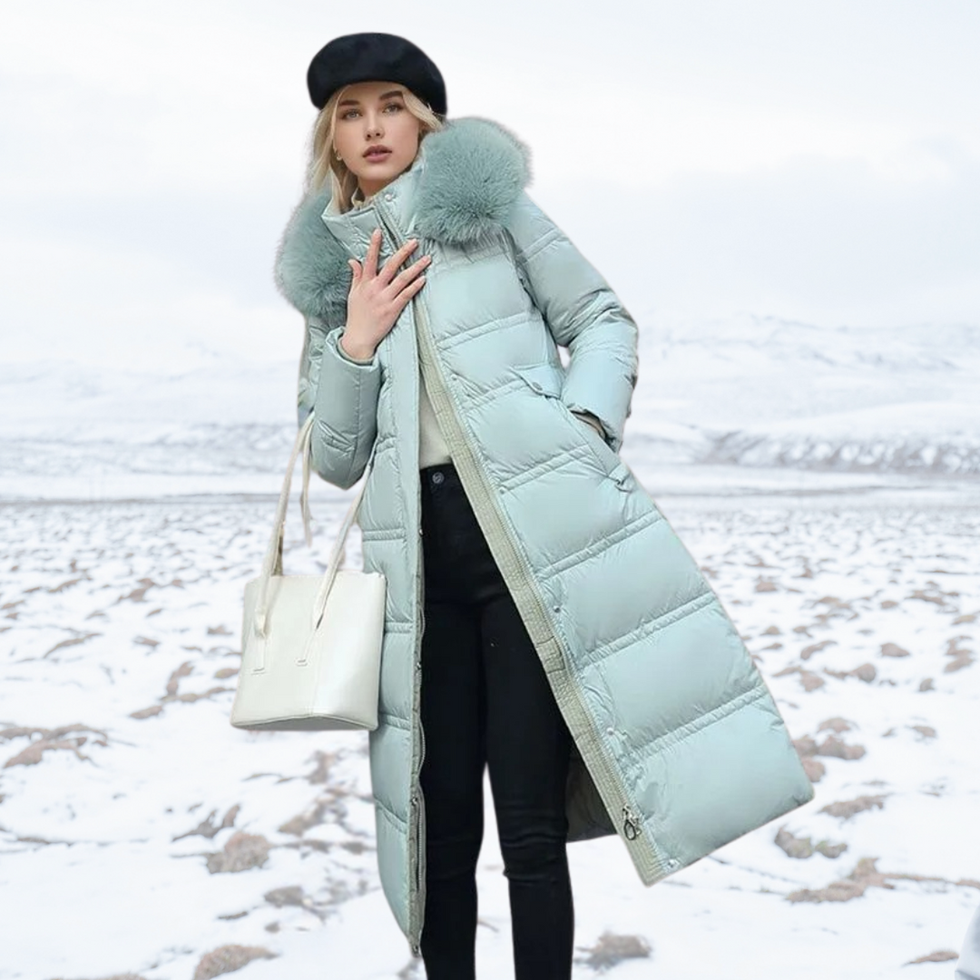 Mune | Luxurious Winter Coat with Faux Fur Collar