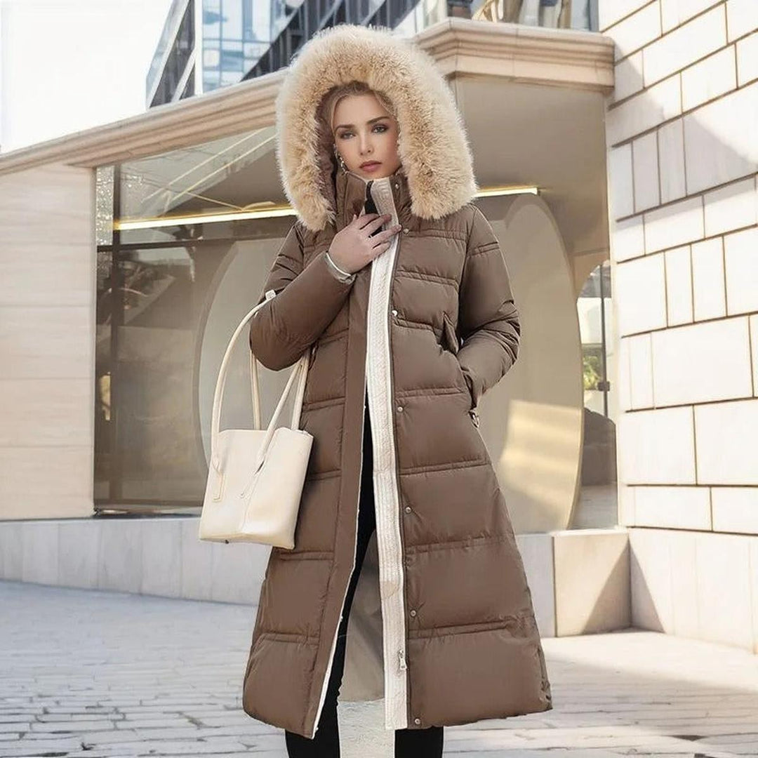 Mune | Luxurious Winter Coat with Faux Fur Collar