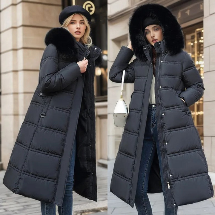 Mune | Luxurious Winter Coat with Faux Fur Collar
