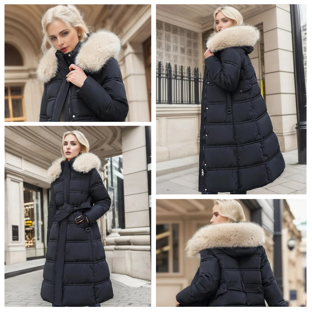 Mune | Luxurious Winter Coat with Faux Fur Collar
