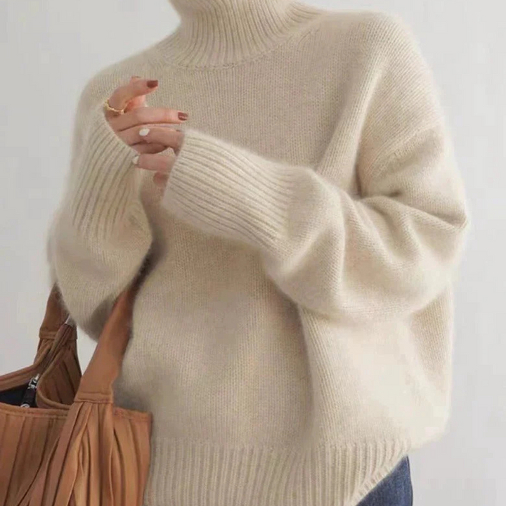 Mune | Luxurious Cashmere Turtleneck Sweater for Women Amelia