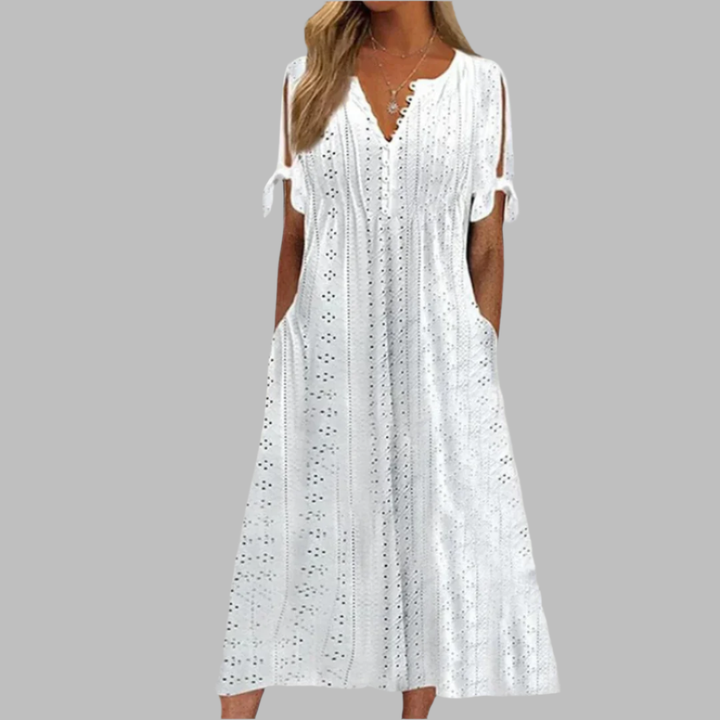 Mune Fashion | Elegant Summer Boho Midi Dress