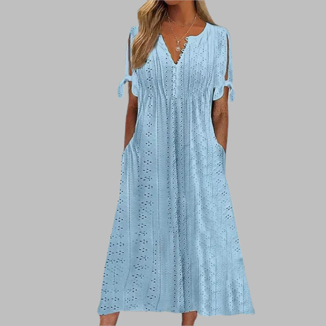 Mune Fashion | Elegant Summer Boho Midi Dress