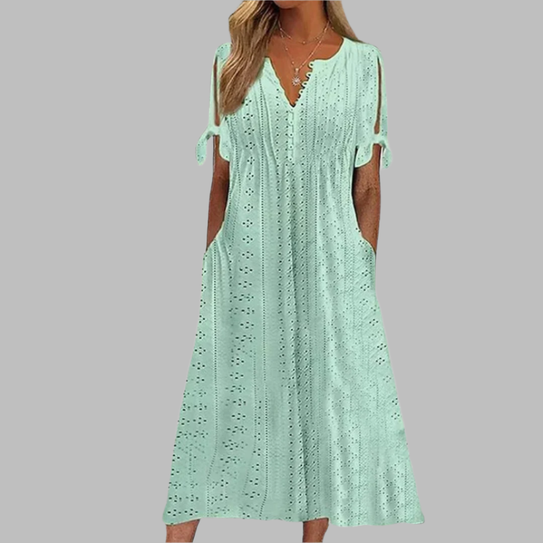 Mune Fashion | Elegant Summer Boho Midi Dress