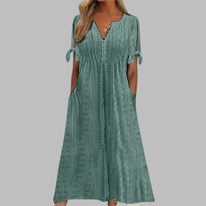 Mune Fashion | Elegant Summer Boho Midi Dress