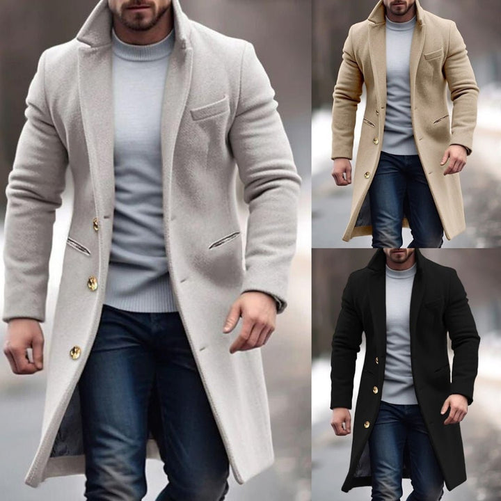 Mune | Modern Men's Coat with Buttons