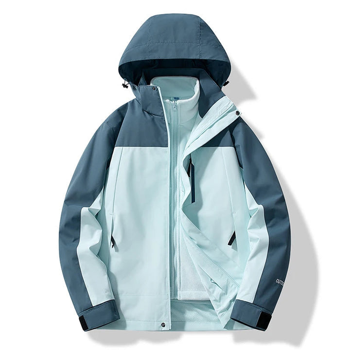 Mune | Women's Windbreaker Jacket with Removable Hood and Waterproof Zippers