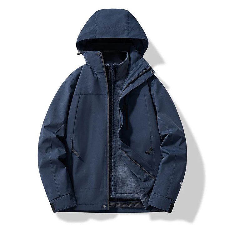 Mune | Women's Windbreaker Jacket with Removable Hood and Waterproof Zippers