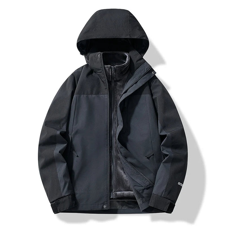 Mune | Women's Windbreaker Jacket with Removable Hood and Waterproof Zippers