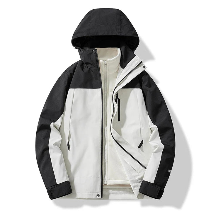 Mune | Women's Windbreaker Jacket with Removable Hood and Waterproof Zippers