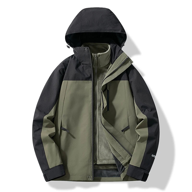 Mune | Women's Windbreaker Jacket with Removable Hood and Waterproof Zippers