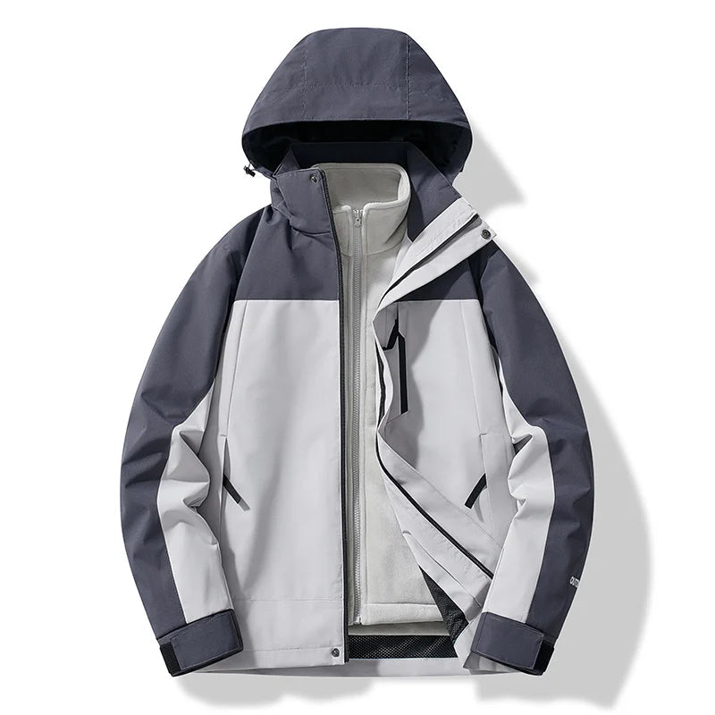 Mune | Women's Windbreaker Jacket with Removable Hood and Waterproof Zippers