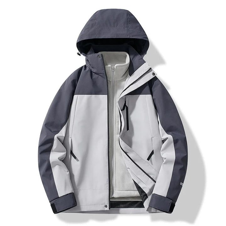 Mune | Women's Windbreaker Jacket with Removable Hood and Waterproof Zippers