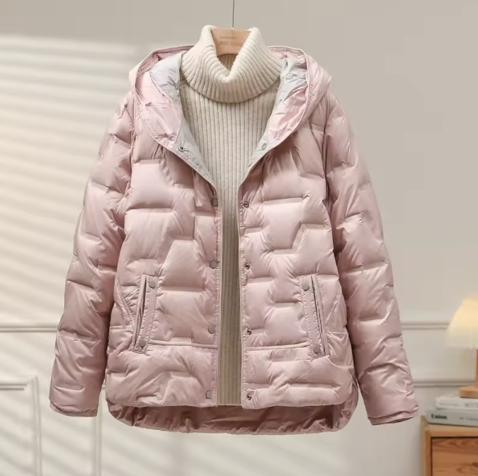 Mune | Women's Insulated Down Jacket with Hood and Zipper