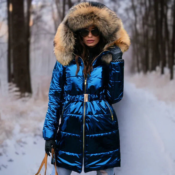 Mune | Warm, Shiny Jacket with Hood