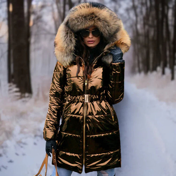 Mune | Warm, Shiny Jacket with Hood